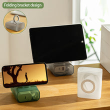 Load image into Gallery viewer, Headphone Charger Wire Holder Desktop Data Cable Storage Box with Cover Transparent Data Cable Storage Container for Office Home