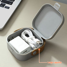 Load image into Gallery viewer, Travel Mini Charger Organizer Portable Headphone Cable Organizer Office Plastic Multifunctional Jewelry Box