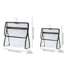 Load image into Gallery viewer, Waterproof Hanging Bathroom Bag Mobile Phone Clothing Storage Bag Cosmetic Storage Bag Transparent Wash Bag