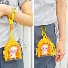 Load image into Gallery viewer, Clear Display Pouch Portable Figure Display Pouch Dustproof Collectibles Display Case Dolls Carrying Case With Zipper Closure