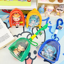 Load image into Gallery viewer, Clear Display Pouch Portable Figure Display Pouch Dustproof Collectibles Display Case Dolls Carrying Case With Zipper Closure