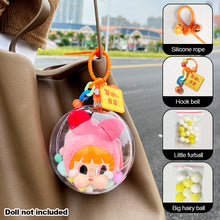 Load image into Gallery viewer, Acrylic Hollow Christmas Ball DIY Transparent Balls Fillable Bauble Xmas Tree Hanging Ornaments Home Party Gifts Decor