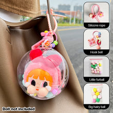Load image into Gallery viewer, Acrylic Hollow Christmas Ball DIY Transparent Balls Fillable Bauble Xmas Tree Hanging Ornaments Home Party Gifts Decor