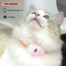 Load image into Gallery viewer, Smart Laser Tease Cat Collar Electric USB Rechargeable Pointer Kitten Automatic Toys Interactive Training Pet Accessories Goods