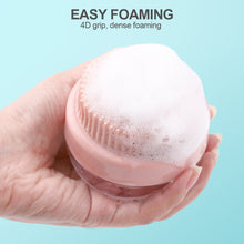 Load image into Gallery viewer, 1Pc Pet Bath Brush Soft Silicone With Shampoo Dispenser Gentle Massage For Grooming And Cleaning Fur And Hair
