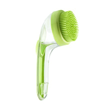 Load image into Gallery viewer, 1Pc Pet Bath Brush Soft Silicone With Shampoo Dispenser Gentle Massage For Grooming And Cleaning Fur And Hair