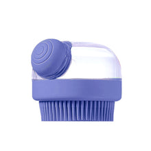 Load image into Gallery viewer, 1Pc Pet Bath Brush Soft Silicone With Shampoo Dispenser Gentle Massage For Grooming And Cleaning Fur And Hair