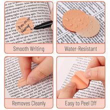 Load image into Gallery viewer, 160 Sheets Colors Transparent Sticky Notes Waterproof Index Tabs Stickers Memo Stationery School Office Supplies
