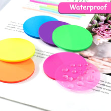 Load image into Gallery viewer, 160 Sheets Colors Transparent Sticky Notes Waterproof Index Tabs Stickers Memo Stationery School Office Supplies