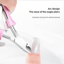 Load image into Gallery viewer, Stainless Steel Nail Cuticle Scissors Plastic Handle Dead Skin Remover Manicure Clipper Scissor Pedicure Fingernail Trimming Tool