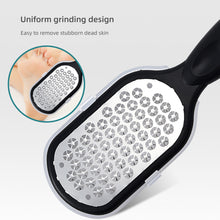 Load image into Gallery viewer, Stainless Steel Anti-splash Foot Grinder Remove Dead Skin Calluses Exfoliating Foot File Detachable Washable Manual Pedicure Tool