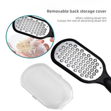 Load image into Gallery viewer, Stainless Steel Anti-splash Foot Grinder Remove Dead Skin Calluses Exfoliating Foot File Detachable Washable Manual Pedicure Tool