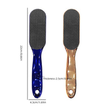 Load image into Gallery viewer, Long Handled Nano Glass Footboard File Cocoon Dead Skin Exfoliating Foot File Washable Wet Dry Dual-use Manual Foot Grinder