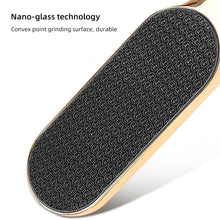 Load image into Gallery viewer, Long Handled Nano Glass Footboard File Cocoon Dead Skin Exfoliating Foot File Washable Wet Dry Dual-use Manual Foot Grinder