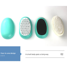 Load image into Gallery viewer, 3-in-1 Stainless Steel Foot Grinder Exfoliating Foot Callus Remover Foot File Washable Durable Manual Home Foot Care Tool