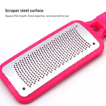 Load image into Gallery viewer, Stainless Steel Foot Grinder Remove Dead Skin Calluses Exfoliating Foot File Washable Durable Manual Home Pedicure Tool