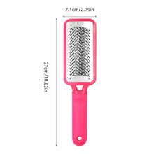 Load image into Gallery viewer, Stainless Steel Foot Grinder Remove Dead Skin Calluses Exfoliating Foot File Washable Durable Manual Home Pedicure Tool