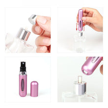 Load image into Gallery viewer, 5ml Portable Refillable Perfume Bottle Self-pumping Spray Bottle Bottom Filling Perfume Bottle Reusable Multi-colored Perfume Bottle