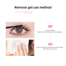 Load image into Gallery viewer, 2-in-1 Double-ended Eyelash Glue Removal Gel Mild Waterproof Long-lasting Quick Drying Grafting False Eyelash Glue Makeup Tool