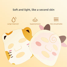 Load image into Gallery viewer, Cartoon Animal Facial Mask Deep Hydrating Moisturizing Nourishing Portable Non-irritant Facial Mask Skin Care for Children