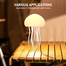 Load image into Gallery viewer, Voice Control Dancing Jellyfish Lamp Rechanging Table Night Light Color Changing Atmosphere Light Birthday Valentine's Day Christmas Gift