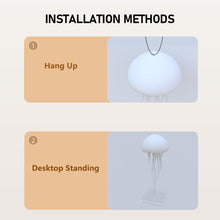 Load image into Gallery viewer, Voice Control Dancing Jellyfish Lamp Rechanging Table Night Light Color Changing Atmosphere Light Birthday Valentine's Day Christmas Gift