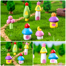 Load image into Gallery viewer, Micro Landscape Creative Cute Cartoon Mushroom House Gardening Landscape DIY Decoration Accessories Miniature Small Ornaments