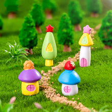 Load image into Gallery viewer, Micro Landscape Creative Cute Cartoon Mushroom House Gardening Landscape DIY Decoration Accessories Miniature Small Ornaments