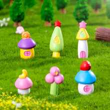 Load image into Gallery viewer, Micro Landscape Creative Cute Cartoon Mushroom House Gardening Landscape DIY Decoration Accessories Miniature Small Ornaments