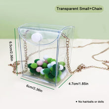 Load image into Gallery viewer, Bubble Mart Blind Box Storage Bag PVC Transparent Pendant Bag Baby Walking Small Hanging Bag Cute Ins Style Display Baby Drying Bag