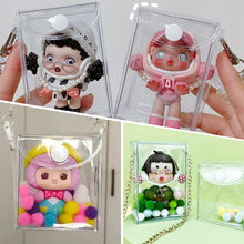 Load image into Gallery viewer, Bubble Mart Blind Box Storage Bag PVC Transparent Pendant Bag Baby Walking Small Hanging Bag Cute Ins Style Display Baby Drying Bag