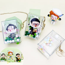 Load image into Gallery viewer, Bubble Mart Blind Box Storage Bag PVC Transparent Pendant Bag Baby Walking Small Hanging Bag Cute Ins Style Display Baby Drying Bag