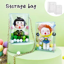 Load image into Gallery viewer, Bubble Mart Blind Box Storage Bag PVC Transparent Pendant Bag Baby Walking Small Hanging Bag Cute Ins Style Display Baby Drying Bag