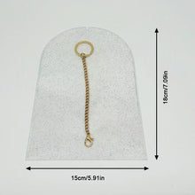 Load image into Gallery viewer, Labubu Baby Clothes Labubu Cloth Dust Cover Protective Cover Raincoat Outdoor Walking Bag PVC Transparent Bag Macaron Dustproof cover