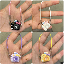 Load image into Gallery viewer, Dollhouse Mini Pendant Model Cartoon Camera Bow Hanging Neck Accessories Dollhouse Pendant