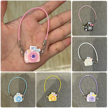 Load image into Gallery viewer, Dollhouse Mini Pendant Model Cartoon Camera Bow Hanging Neck Accessories Dollhouse Pendant