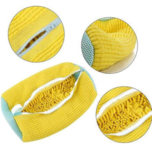 Load image into Gallery viewer, Lazy Shoe Washing Tool Specialized Anti Deformation Protective Washing Bag for Washing Machine Household Filter, Thickened Soft Fur Shoes Scrubbing Shoe Bag