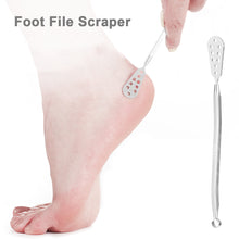 Load image into Gallery viewer, Stainless Steel Footboard File Double-sided Sole File Remove Dead Skin Rub Calluses on Feet Foot Repair Tool Nail File Sanding Strip
