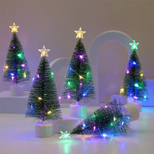 Load image into Gallery viewer, Christmas Tree LED Night Light Atmosphere Lamp Decoration Table Light Plastic Pine Needles Night Lamp Home Holiday Light