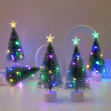 Load image into Gallery viewer, Christmas Tree LED Night Light Atmosphere Lamp Decoration Table Light Plastic Pine Needles Night Lamp Home Holiday Light