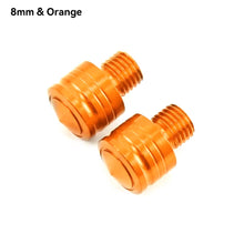 Load image into Gallery viewer, 2Pcs Motorcycle CNC Aluminum M8 M10 Rear View Mirror Hole Plugs Screws Rearview Mirror Anti-Rust Holder