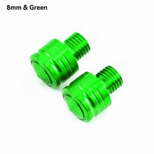 Load image into Gallery viewer, 2Pcs Motorcycle CNC Aluminum M8 M10 Rear View Mirror Hole Plugs Screws Rearview Mirror Anti-Rust Holder
