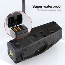 Load image into Gallery viewer, 36W Motorcycle Dual USB Charger Handlebar QC3.0 Fast Charging Waterproof 12V Phone Socket Adapter With Voltmeter Display Accessories