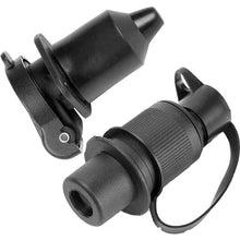 Load image into Gallery viewer, 12V 3 Pin 3 Pole Plug-in Trailer Socket Connectors Round Trailer Tractor Plug for Electrical Caravan Truck