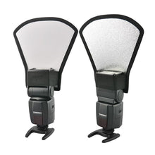 Load image into Gallery viewer, Universal 2-in-1 Flash Diffuser Softbox Photo Flash Light Silver/White Reflector Photography Accessories