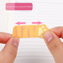 Load image into Gallery viewer, 1 set Kawaii Stationery Cartoon Cat Paw Memo Pad Bookmark Flags Index Tab Sticky Notes Label Paper Stickers