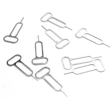 Load image into Gallery viewer, 20pcs Universal Sim Card Tray Removal Eject Pin Key Tool Stainless Steel Needle Opener Ejector for Most Mobile Phone Smartphone