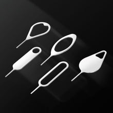 Load image into Gallery viewer, 20pcs Universal Sim Card Tray Removal Eject Pin Key Tool Stainless Steel Needle Opener Ejector for Most Mobile Phone Smartphone