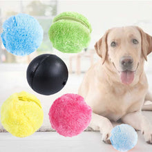 Load image into Gallery viewer, Pet Cat Dog Interactive Smart Ball Toy for Active Rolling Ball Bite Resistant Plush Cover Dog Toys Pet Supplies