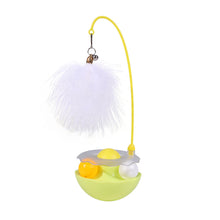 Load image into Gallery viewer, 1Pc Cat Tumbler Toy with Ball Feather Catnip Cat Interactive Feather Toys Pet Bumbler Funny Toy Kitten Toys